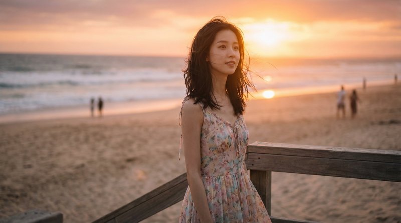 老司机旅行视频：海边日落浪漫旅拍