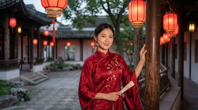 老司机国风视频：旗袍之美传统文化视频演示